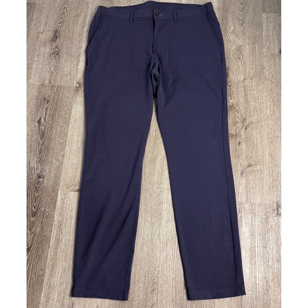 Public Rec Pants Men 33x32 Navy Blue Dealmaker 5 Pocket Stretch Golf Performance